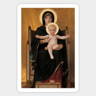 Virgin and Child by William-Adolphe Bouguereau Magnet